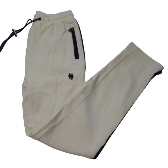 Homme + Femme Signature Track Pants Cream Size Small NWT Men Women jogger - Picture 13 of 13